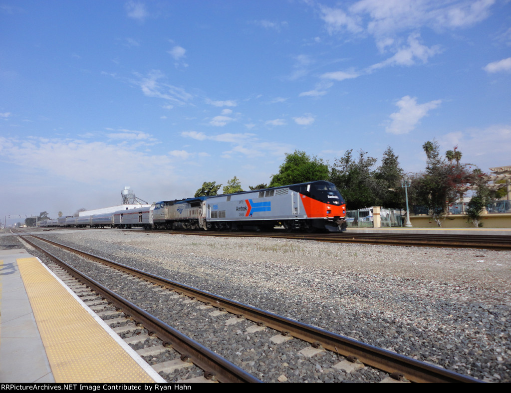 An Amtrak Special in Pomona 